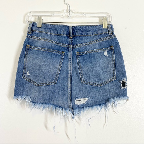 FREE PEOPLE Wild Rose Ember Embroidered Mini Skirt - Picture 7 of 9